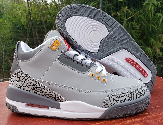 Air Jordan 3 Cement Cool Grey